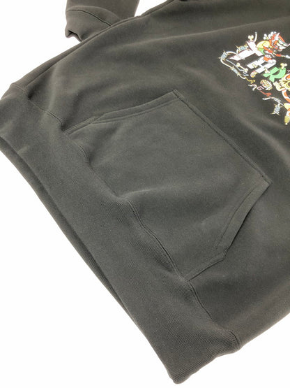 【中古品】【メンズ】 THRASHER スラッシャー PULLOVER PARKER プルオーバーパーカー トップス 150-260709-rt-24-tag サイズ：XL カラー：ブラック 万代Net店