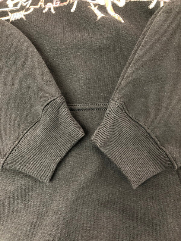 【中古品】【メンズ】 THRASHER スラッシャー PULLOVER PARKER プルオーバーパーカー トップス 150-260709-rt-24-tag サイズ：XL カラー：ブラック 万代Net店