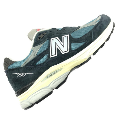 【中古品】【メンズ】 NEW BALANCE ニューバランス M990 TE3 スニーカー 靴 162-260627-na-03-tagh サイズ：28cm US 10 カラー：NAVY/CASTLEROCK 万代Net店