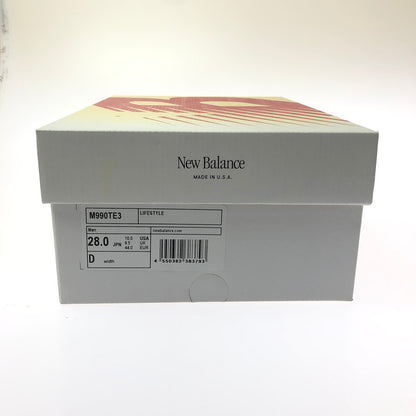 【中古品】【メンズ】 NEW BALANCE ニューバランス M990 TE3 スニーカー 靴 162-260627-na-03-tagh サイズ：28cm US 10 カラー：NAVY/CASTLEROCK 万代Net店
