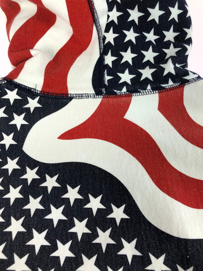 【現状渡し品】【メンズ】 Supreme シュプリーム 14FW BOX LOGO HOODED SWEATSHIRT AMERICAN FLAG ボックス ロゴ フーデッド スウェットシャツ 149-251123-rt-18-tag サイズ：S カラー：マルチカラー 万代Net店