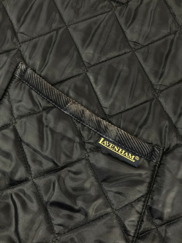 【中古品】【メンズ】 LAVENHAM DENHAM ラベンハム デンハム QUILTING JACKET 114-15-0005 キルティングジャケット ライトアウター 141-231013-kk-12-tag サイズ：36 カラー：パープル 万代Net店