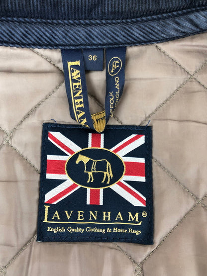 【中古品】【メンズ】 LAVENHAM DENHAM ラベンハム デンハム QUILTING JACKET 114-15-0005 キルティングジャケット ライトアウター 141-231013-kk-12-tag サイズ：36 カラー：パープル 万代Net店