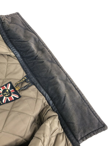 【中古品】【メンズ】 LAVENHAM DENHAM ラベンハム デンハム QUILTING JACKET 114-15-0005 キルティングジャケット ライトアウター 141-231013-kk-12-tag サイズ：36 カラー：パープル 万代Net店