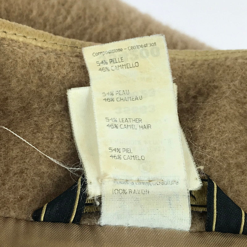 【中古品】【レディース】 デューサボタン レザー切替えコート コート アウター 169-241121-SS-08-tag サイズ：38 カラー：ベージュ 万代Net店
