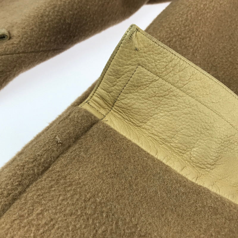 【中古品】【レディース】 デューサボタン レザー切替えコート コート アウター 169-241121-SS-08-tag サイズ：38 カラー：ベージュ 万代Net店