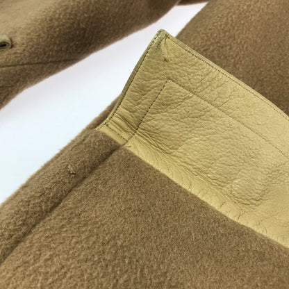 【中古品】【レディース】 デューサボタン レザー切替えコート コート アウター 169-241121-SS-08-tag サイズ：38 カラー：ベージュ 万代Net店