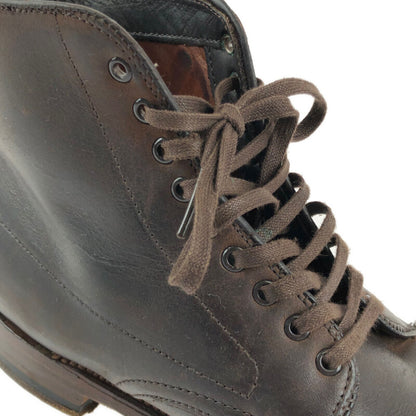 【中古品】【メンズ】 ALDEN CAP-TOE LACE-UP SHOES 86904 オールデン キャップトゥ レースアップシューズ 靴 164-221020-hi-01-tag サイズ：7.5 カラー：ブラウン 万代Net店