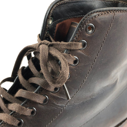 【中古品】【メンズ】 ALDEN CAP-TOE LACE-UP SHOES 86904 オールデン キャップトゥ レースアップシューズ 靴 164-221020-hi-01-tag サイズ：7.5 カラー：ブラウン 万代Net店