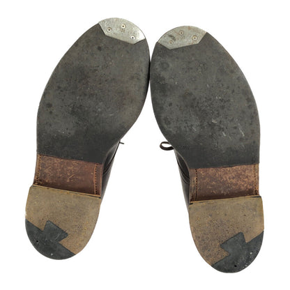 【中古品】【メンズ】 ALDEN CAP-TOE LACE-UP SHOES 86904 オールデン キャップトゥ レースアップシューズ 靴 164-221020-hi-01-tag サイズ：7.5 カラー：ブラウン 万代Net店