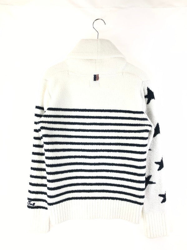 【中古品】【メンズ】 TMT ティーエムティー 18AW SHAGGY BOA STAR＆STRIPE CARDIGAN TKN-F1803 シャギー ボア スター アンド ストライプ カーディガン 140-240301-kk-01-tag サイズ：S カラー：マルチカラー 万代Net店