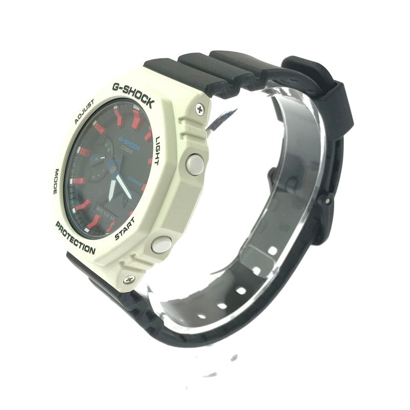 【中古美品】【メンズ】 G-SHOCK ジーショック GMA-S2100WT-7A2DR アナログ デジタル クォーツ 海外モデル 腕時計 196-260617-rt-05-tagh カラー：ホワイト/ブラック 万代Net店