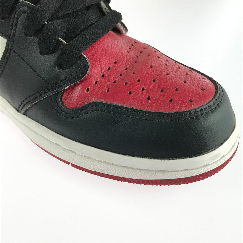 【中古品】【メンズ】 NIKE ナイキ 555088-610 AIR JORDAN 1 RETRO HIGH OG  スニーカー 靴 160-240808-SS-6-tag サイズ：26cm/US8 カラー：BRED TOE GYM RED/BLACK-SUMMIT WHITE 万代Net店