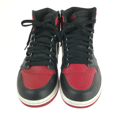 【中古品】【メンズ】 NIKE ナイキ 555088-610 AIR JORDAN 1 RETRO HIGH OG  スニーカー 靴 160-240808-SS-6-tag サイズ：26cm/US8 カラー：BRED TOE GYM RED/BLACK-SUMMIT WHITE 万代Net店