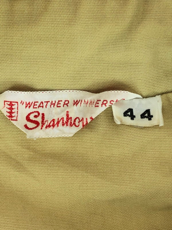 【現状渡し品】【メンズ】 SHANHOUSE シャンハウス 60～70’s MILITARY SHIRT JACKET VINATEG 60-70年代 ミリタリーシャツジャケット ライトアウター ヴィンテージ 146-230625-kk-16-tag サイズ：44 カラー：ベージュ 万代Net店