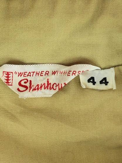 【現状渡し品】【メンズ】 SHANHOUSE シャンハウス 60～70’s MILITARY SHIRT JACKET VINATEG 60-70年代 ミリタリーシャツジャケット ライトアウター ヴィンテージ 146-230625-kk-16-tag サイズ：44 カラー：ベージュ 万代Net店