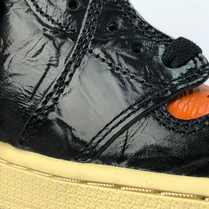 【中古美品】【メンズ】 NIKE ナイキ AIR JORDAN 1 RETRO HIGH OG 555088-028 エアジョーダン 1 レトロ ハイ オリジナル スニーカー 靴 160-250221-na-06-tag サイズ：27cm US 9 カラー：BLACK/STARFISH-PALE 万代Net店