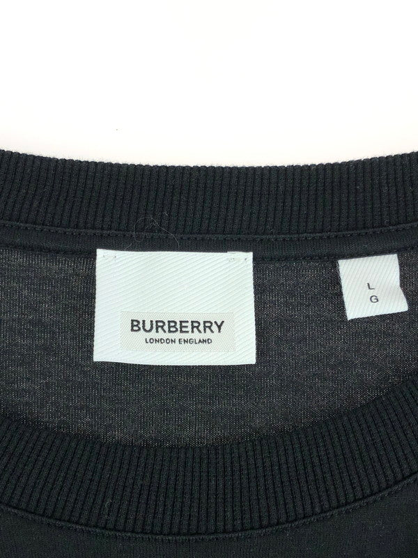 【中古品】【メンズ】 BURBERRY バーバリー 23AW EKD INLAY T-SHIRT 8070681 Tシャツ 半袖 141-231119-kk-03-tag サイズ：L カラー：ブラック 万代Net店