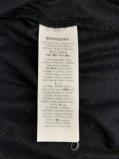 【中古品】【メンズ】 BURBERRY バーバリー 23AW EKD INLAY T-SHIRT 8070681 Tシャツ 半袖 141-231119-kk-03-tag サイズ：L カラー：ブラック 万代Net店