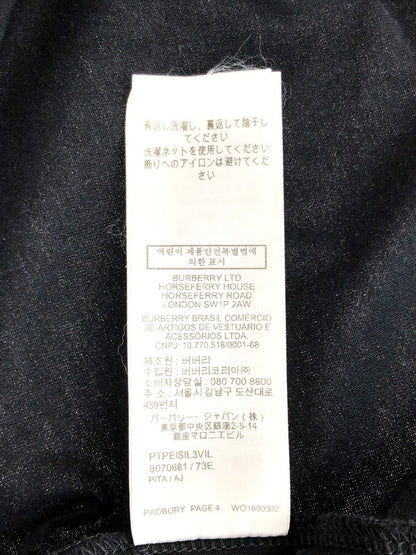 【中古品】【メンズ】 BURBERRY バーバリー 23AW EKD INLAY T-SHIRT 8070681 Tシャツ 半袖 141-231119-kk-03-tag サイズ：L カラー：ブラック 万代Net店
