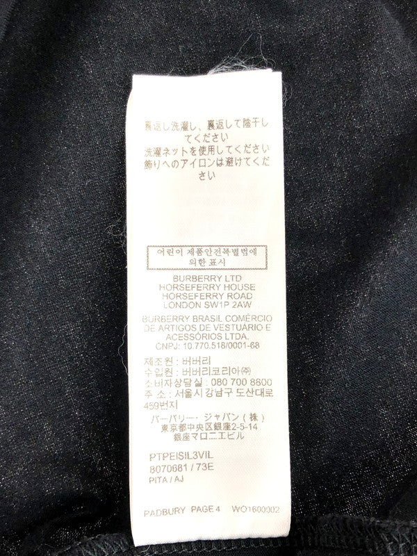 【中古品】【メンズ】 BURBERRY バーバリー 23AW EKD INLAY T-SHIRT 8070681 Tシャツ 半袖 141-231119-kk-03-tag サイズ：L カラー：ブラック 万代Net店