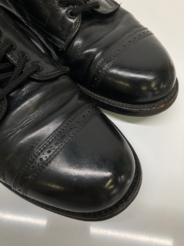 【中古品】【メンズ】 ALDEN オールデン × TOMORROWLAND トゥモローランド 別注 コラボ CAP TOE LACE UP BOOTS 86006H キャップトゥ レースアップブーツ 革靴 164-260718-kk-14-hon サイズ：7.5 カラー：BLACK 万代Net店