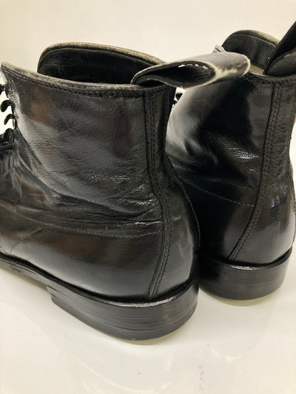 【中古品】【メンズ】 ALDEN オールデン × TOMORROWLAND トゥモローランド 別注 コラボ CAP TOE LACE UP BOOTS 86006H キャップトゥ レースアップブーツ 革靴 164-260718-kk-14-hon サイズ：7.5 カラー：BLACK 万代Net店