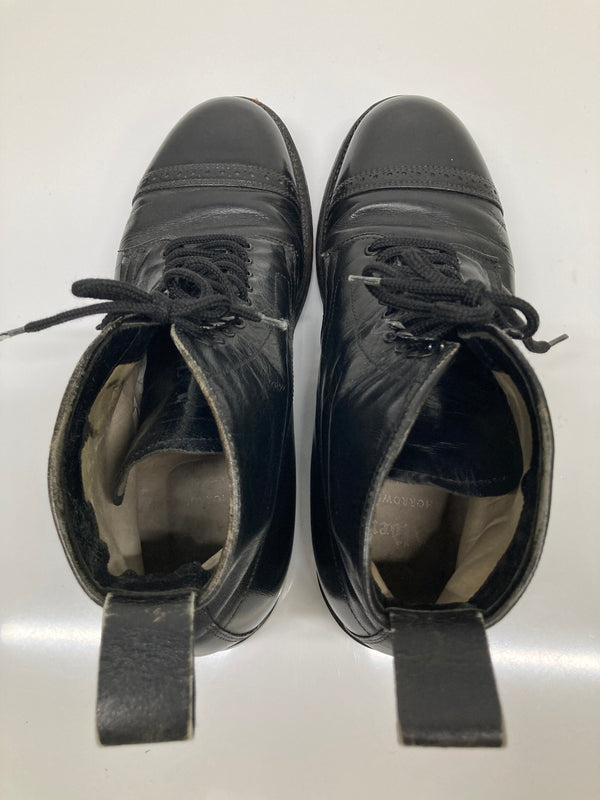 【中古品】【メンズ】 ALDEN オールデン × TOMORROWLAND トゥモローランド 別注 コラボ CAP TOE LACE UP BOOTS 86006H キャップトゥ レースアップブーツ 革靴 164-260718-kk-14-hon サイズ：7.5 カラー：BLACK 万代Net店