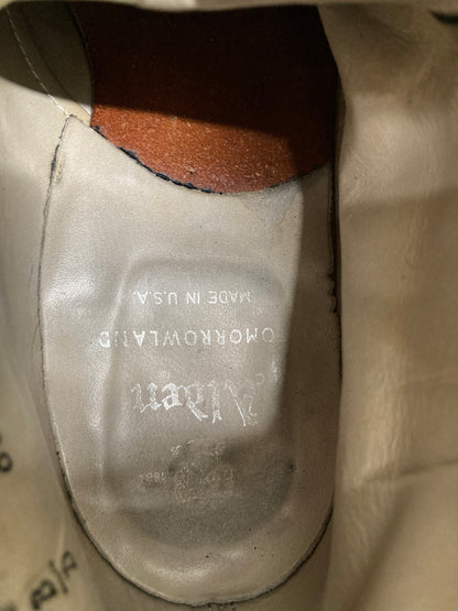 【中古品】【メンズ】 ALDEN オールデン × TOMORROWLAND トゥモローランド 別注 コラボ CAP TOE LACE UP BOOTS 86006H キャップトゥ レースアップブーツ 革靴 164-260718-kk-14-hon サイズ：7.5 カラー：BLACK 万代Net店