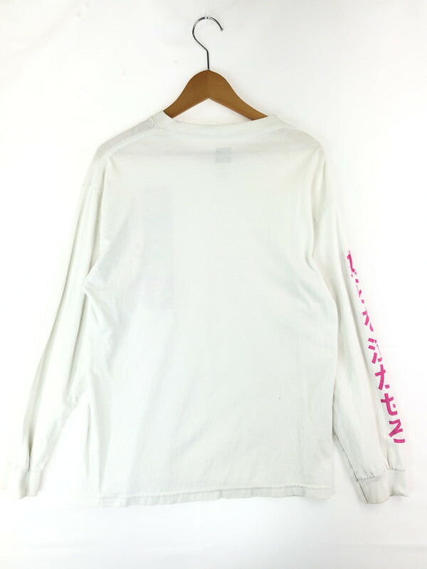 【中古品】【メンズ】 18AW MAKE EM CRY PT 2 LONG SLEEVE TEE メイク クライ ロングスリーブ Tシャツ 長袖Tシャツ 142-230917-kk-65-tag サイズ：M カラー：ホワイト 万代Net店