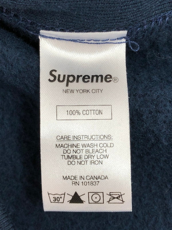 【中古品】【メンズ】 Supreme シュプリーム BANDANA BOX LOGO HOODED SWEATSHIRT バンダナ ボックスロゴ フーデッド スウェットシャツ パーカー トップス 149-250731-yy-04-tag サイズ：L カラー：ネイビー 万代Net店