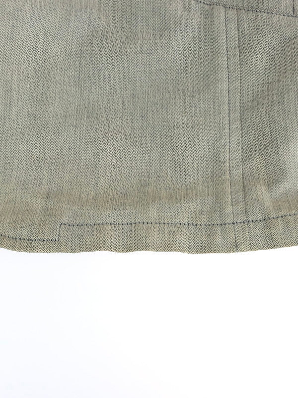 【中古品】【メンズ】 NTERMEZZO インターメッツォ BUTTON JACKET ボタンジャケット ライトアウター 141-240106-kk-26-tag サイズ：L カラー：グレー 万代Net店