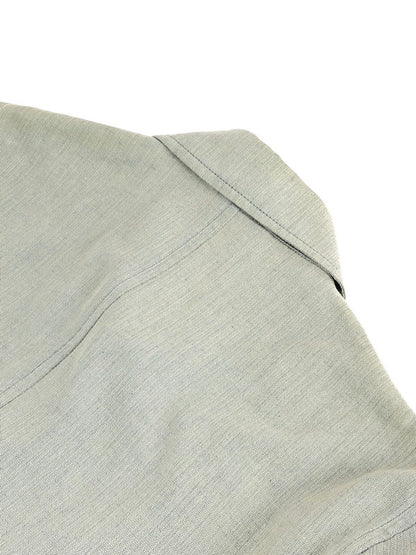 【中古品】【メンズ】 NTERMEZZO インターメッツォ BUTTON JACKET ボタンジャケット ライトアウター 141-240106-kk-26-tag サイズ：L カラー：グレー 万代Net店