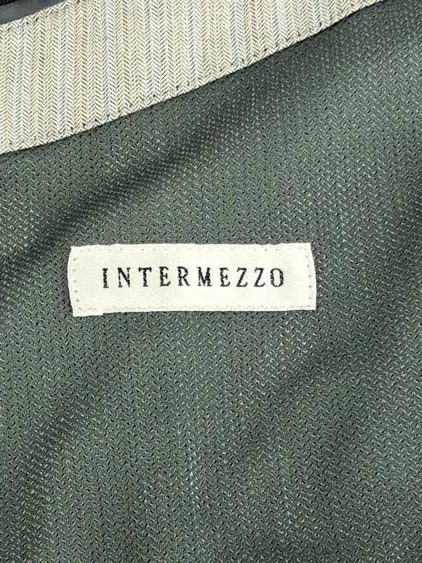 【中古品】【メンズ】 NTERMEZZO インターメッツォ BUTTON JACKET ボタンジャケット ライトアウター 141-240106-kk-26-tag サイズ：L カラー：グレー 万代Net店