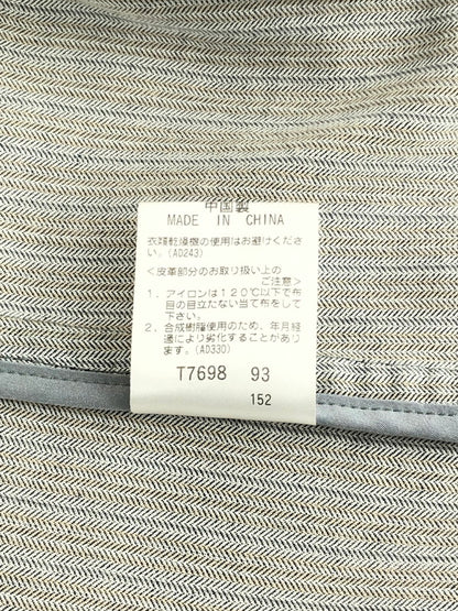 【中古品】【メンズ】 NTERMEZZO インターメッツォ BUTTON JACKET ボタンジャケット ライトアウター 141-240106-kk-26-tag サイズ：L カラー：グレー 万代Net店