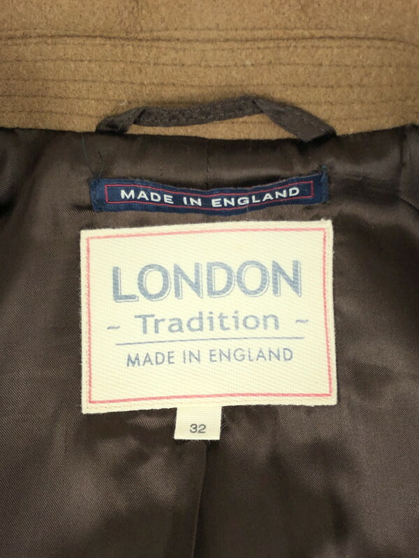 【中古品】【レディース】 LONDON TRADITION ロンドントラディション P COAT ウールPコート アウター 147-231212-mo-29-tag サイズ：32 カラー：ブラウン系 万代Net店