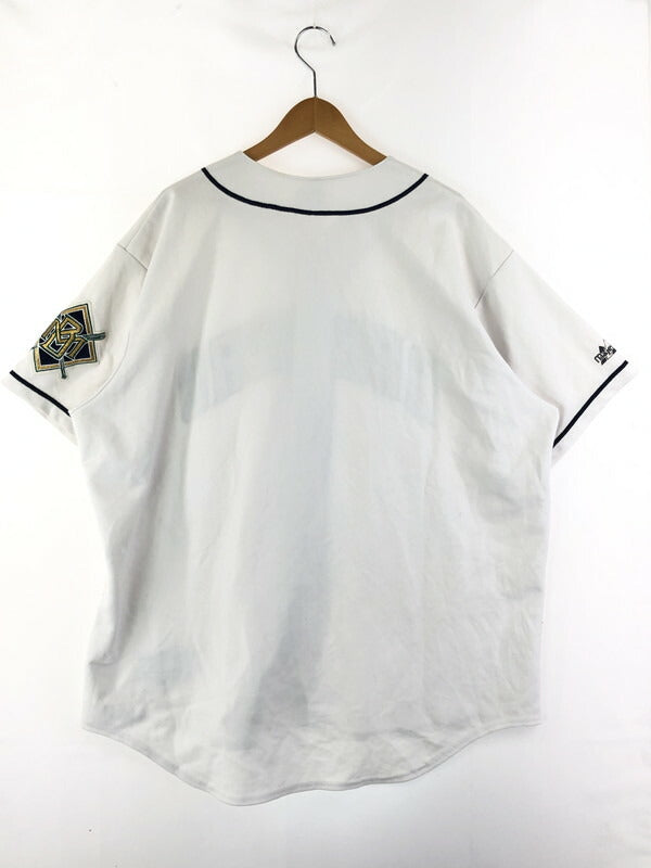 【中古品】【メンズ】 GENUINE MERCHANDISE BY MAJESTIC マジェスティック MLB MILWAUKEE BREWERS AUTHENTIC JERSEYRS MLB 146-231229-kk-19-tag サイズ：XXL カラー：ホワイト 万代Net店