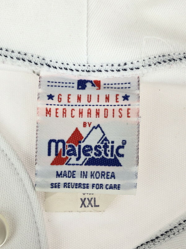 【中古品】【メンズ】 GENUINE MERCHANDISE BY MAJESTIC マジェスティック MLB MILWAUKEE BREWERS AUTHENTIC JERSEYRS MLB 146-231229-kk-19-tag サイズ：XXL カラー：ホワイト 万代Net店