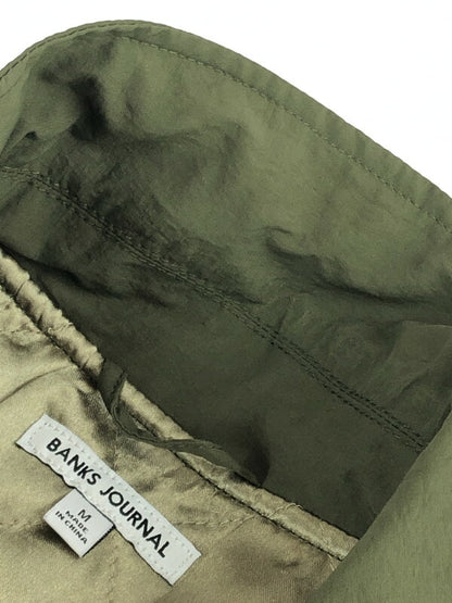 【中古品】【メンズ】 BANKS JOURNAL バンクス ジャーナル OFFICAL LABEL AJT0042 オフィシャルラベル コーチジャケット ライトアウター 140-240104-kk-02-tag サイズ：M カラー：オリーブ 万代Net店