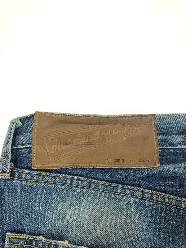 【中古品】【メンズ】 Billionaire Boys Club ビリオネアボーイズクラブ × ICECREAM アイスクリーム コラボ RUNNING DOG DENIM ランニングドッグデニム ジーンズ ボトムス 151-250723-yy-05-tag サイズ：W31 カラー：ブルー/レッド 万代Net店
