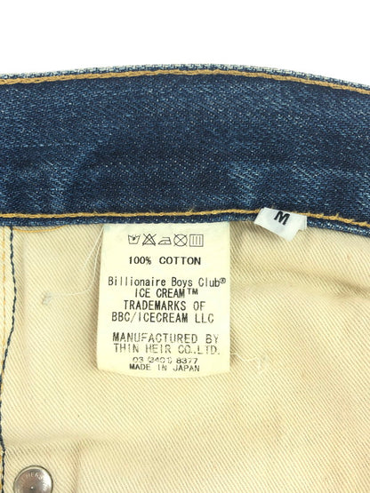 【中古品】【メンズ】 Billionaire Boys Club ビリオネアボーイズクラブ × ICECREAM アイスクリーム コラボ RUNNING DOG DENIM ランニングドッグデニム ジーンズ ボトムス 151-250723-yy-05-tag サイズ：W31 カラー：ブルー/レッド 万代Net店