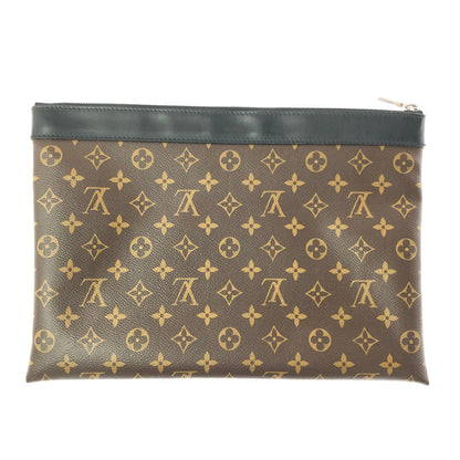 【中古品】【メンズ】 LOUIS VUITTON ルイ・ヴィトン POCHETTE DISCOVERY MONOGRAM MACASSAR M69411 ポシェット・ディスカバリー モノグラム・マカサー クラッチバッグ 鞄 179-260618-rt-08-tagh カラー：ブラウン 万代Net店