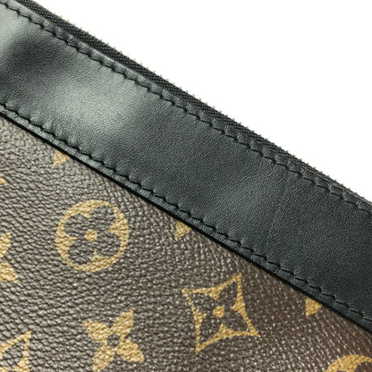 【中古品】【メンズ】 LOUIS VUITTON ルイ・ヴィトン POCHETTE DISCOVERY MONOGRAM MACASSAR M69411 ポシェット・ディスカバリー モノグラム・マカサー クラッチバッグ 鞄 179-260618-rt-08-tagh カラー：ブラウン 万代Net店