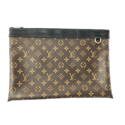 【中古品】【メンズ】 LOUIS VUITTON ルイ・ヴィトン POCHETTE DISCOVERY MONOGRAM MACASSAR M69411 ポシェット・ディスカバリー モノグラム・マカサー クラッチバッグ 鞄 179-260618-rt-08-tagh カラー：ブラウン 万代Net店