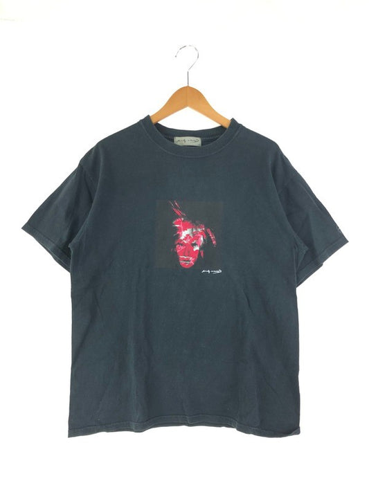 【中古品】【メンズ】 ANDY WARHOL OFFICIAL アンディ・ウォーホル オフィシャル 90's SELF-PORTRAIT T-SHIRT 90年代 セルフ ポートレート Tシャツ 半袖 トップス 146-240211-kk-23-tag サイズ：L カラー：ブラック 万代Net店