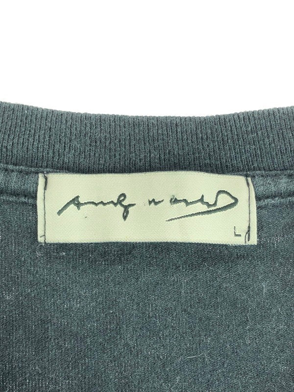 【中古品】【メンズ】 ANDY WARHOL OFFICIAL アンディ・ウォーホル オフィシャル 90's SELF-PORTRAIT T-SHIRT 90年代 セルフ ポートレート Tシャツ 半袖 トップス 146-240211-kk-23-tag サイズ：L カラー：ブラック 万代Net店