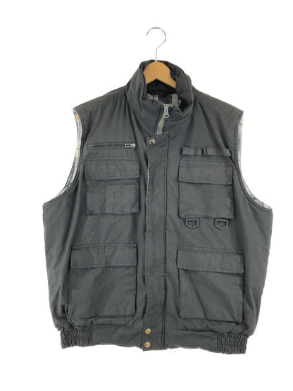 【現状渡し品】【メンズ】 MAXXSEL マクセル MULTI POCKET MILITARY VEST マルチポケット ミリタリーベスト ライトアウター 146-231230-kk-20-tag サイズ：L カラー：ブラック 万代Net店