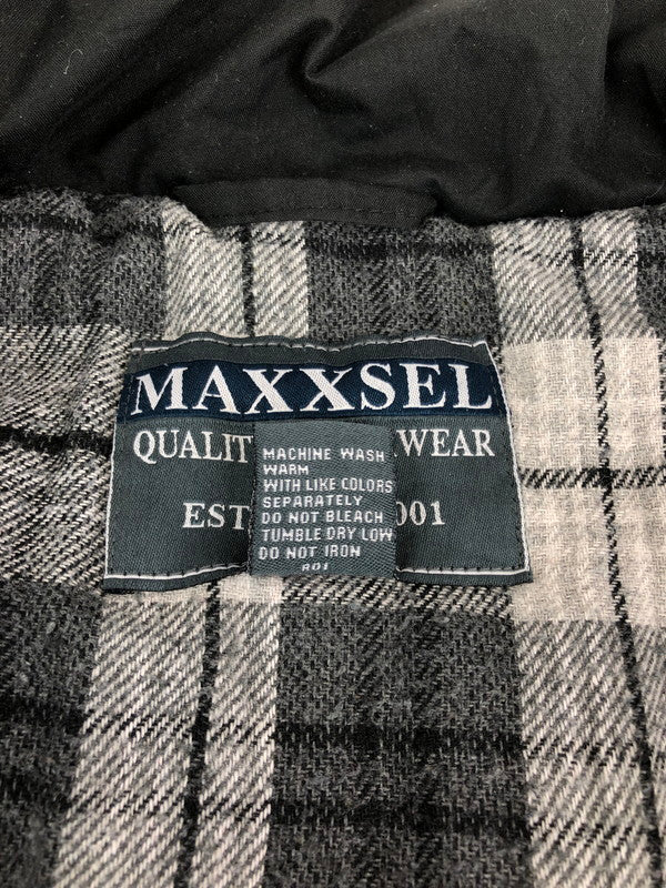 【現状渡し品】【メンズ】 MAXXSEL マクセル MULTI POCKET MILITARY VEST マルチポケット ミリタリーベスト ライトアウター 146-231230-kk-20-tag サイズ：L カラー：ブラック 万代Net店