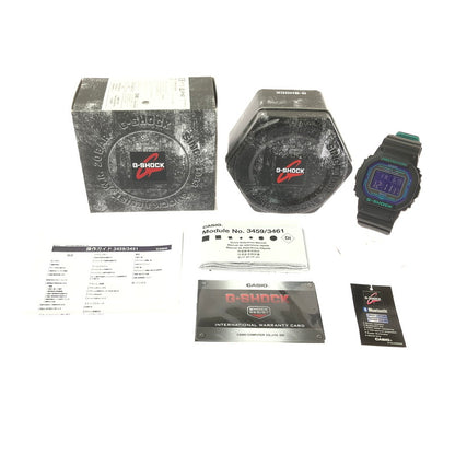 【中古美品】【メンズ】 G-SHOCK ジーショック DIGITAL GW-B5600BL-1 デジタル タフソーラー 時計 196-260620-ty-06-tagh カラー：ブラック/グリーン 万代Net店