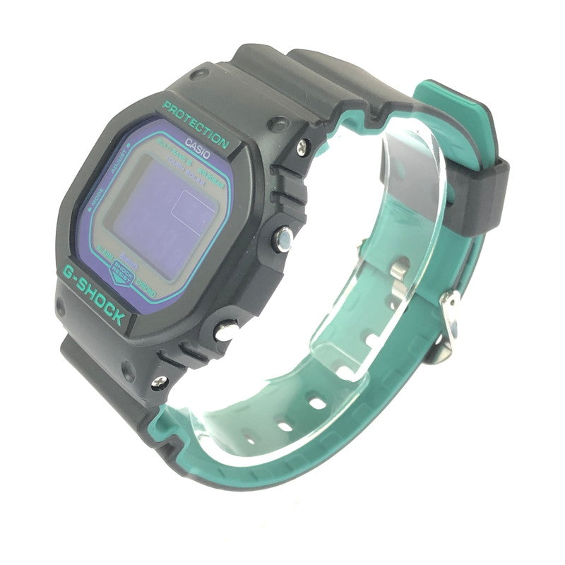 【中古美品】【メンズ】 G-SHOCK ジーショック DIGITAL GW-B5600BL-1 デジタル タフソーラー 時計 196-260620-ty-06-tagh カラー：ブラック/グリーン 万代Net店